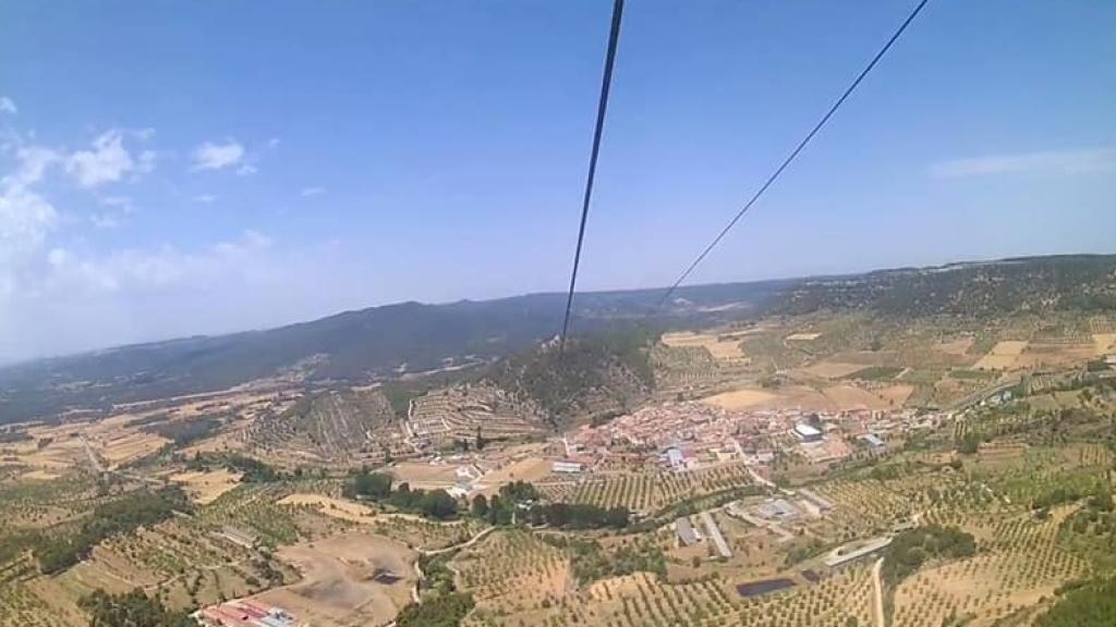 La tirolina más grande de Europa.