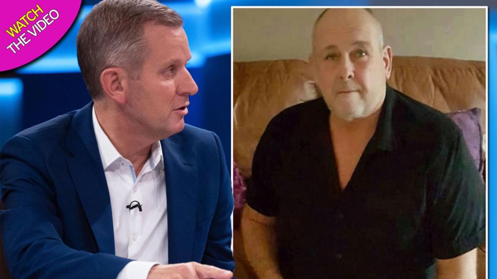 El presentador Jeremy Kyle junto al fallecido Dymond en un montaje.