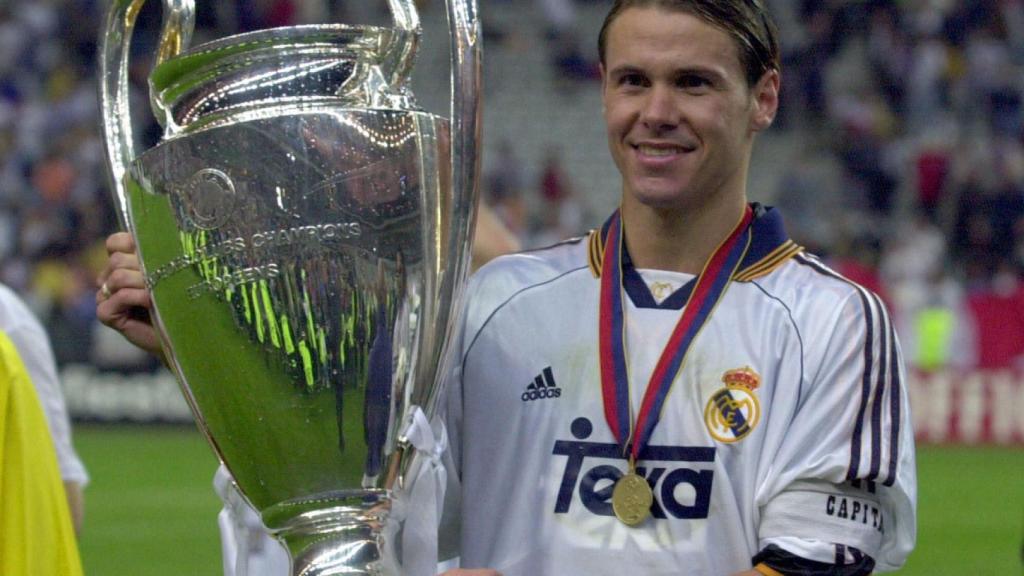 Fernando Redondo, tras ganar la Champions League con el Real Madrid