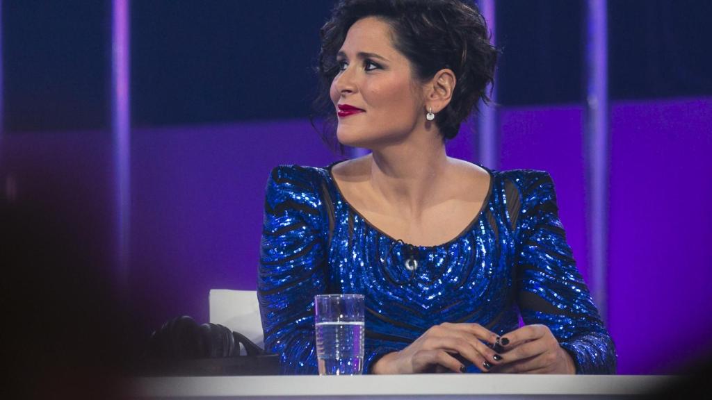 La cantante Rosa López durante su visita a 'Operación Triunfo 2018'.