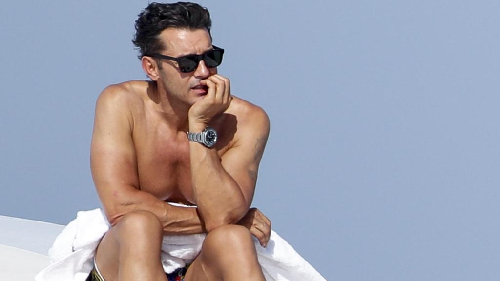 Jesús Vázquez durante unas vacaciones en Ibiza.