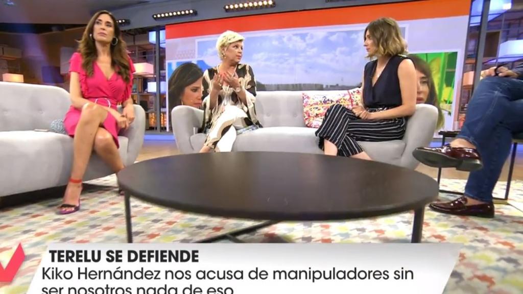 Terelu Campos durante su explicación en 'Viva la vida'.