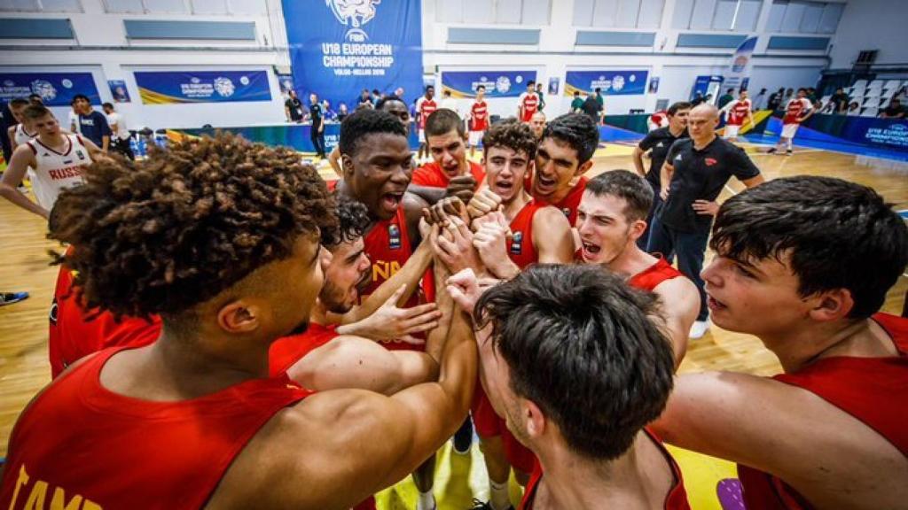 La selección española sub18 de baloncesto, campeón de Europa de la categoría