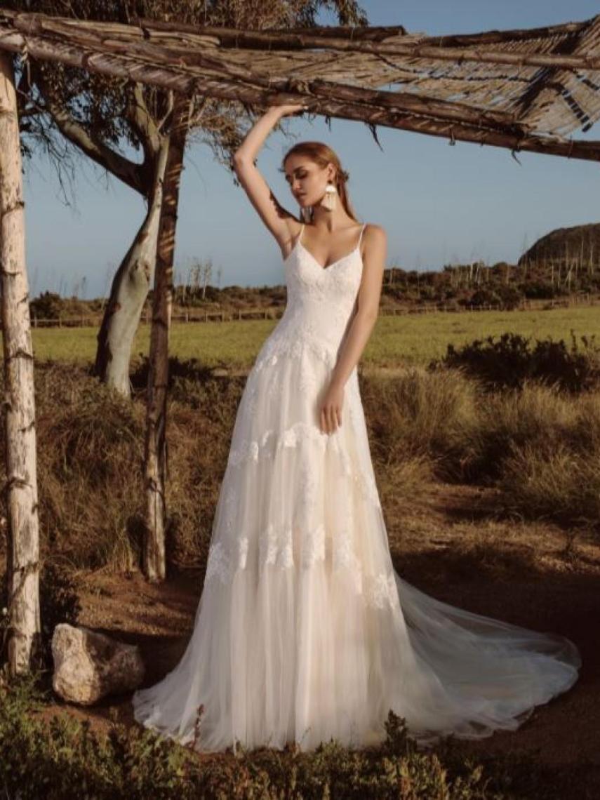 Vestido de novia Albicante.