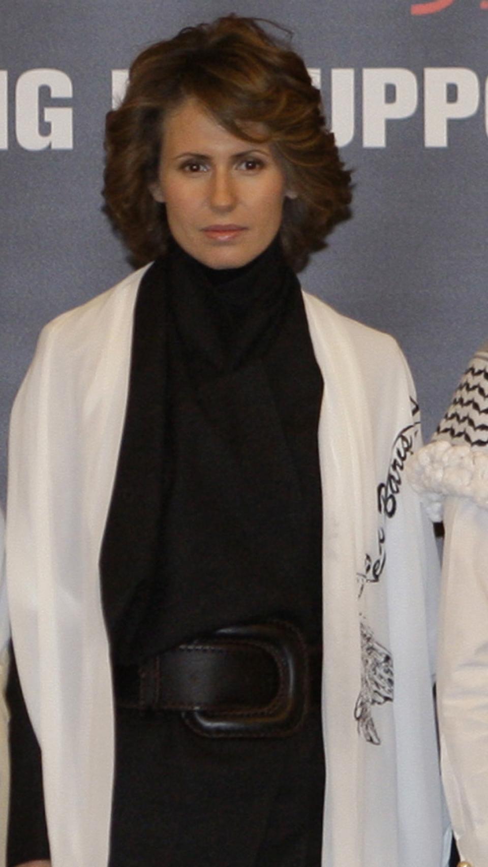 Asma al Asad comunicó hace un año que le detectaron un cáncer de mama.