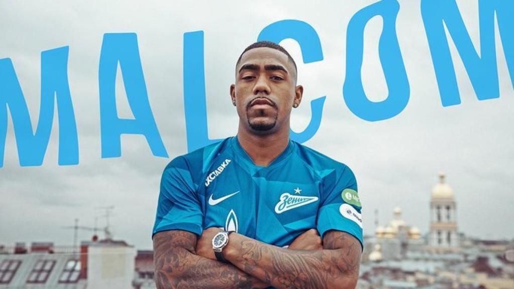 Malcom, nuevo jugador del Zenit. Twitter: (@zenit_spb)