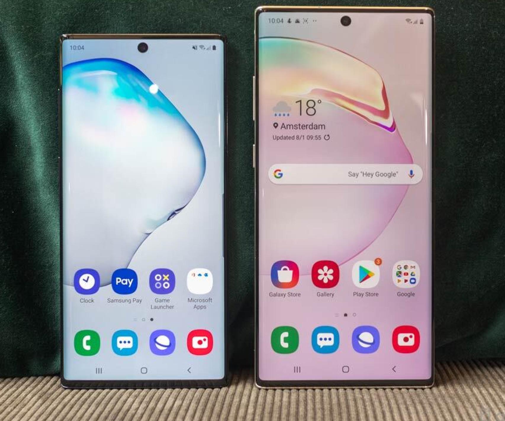 Samsung Galaxy Note10 y Note10+