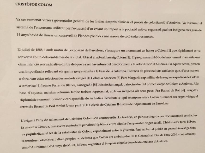 La polémica ficha de la obra.