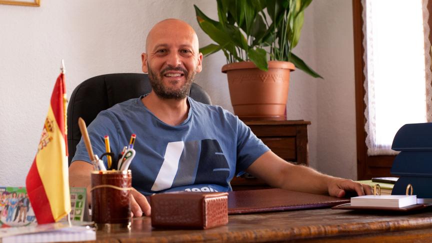 Matías Jiménez (PSOE), el alcalde de Poyales del Hoyo.