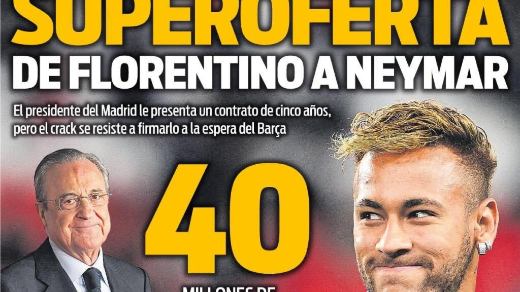 La portada del diario Sport (10/08/2019)