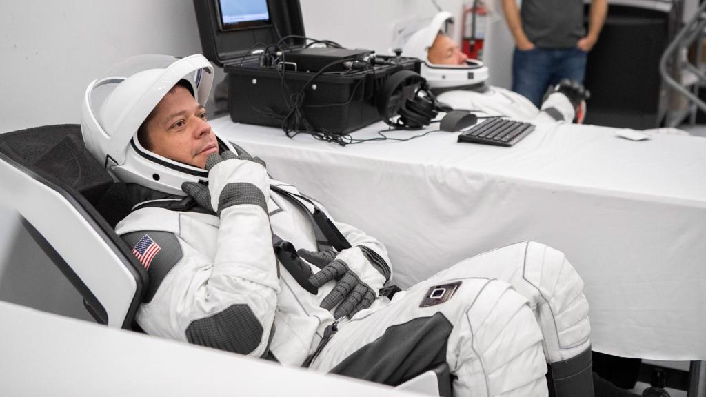 Traje espacial para los astronautas de SpaceX