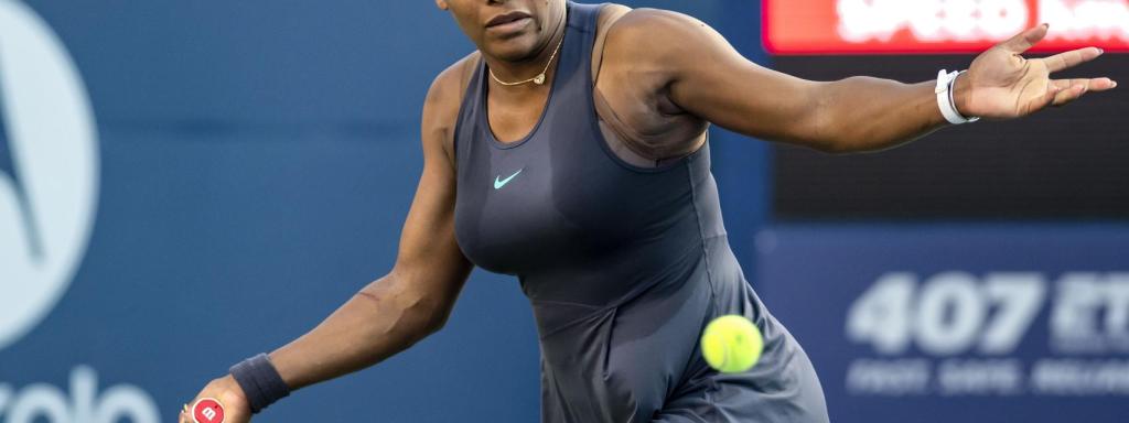 Serena Williams en la final de Toronto