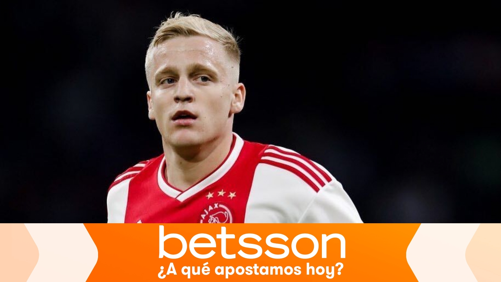 Van de Beek, en un partido del Ajax de Ámsterdam