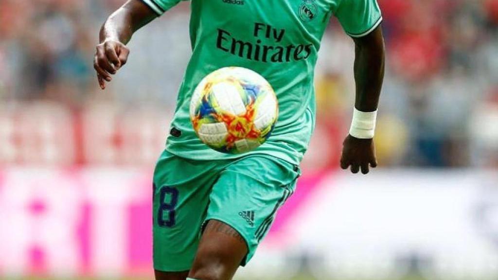 Vinicius Júnior, en un partido del Real Madrid. Foto: Instagram (@viniciusjunior)