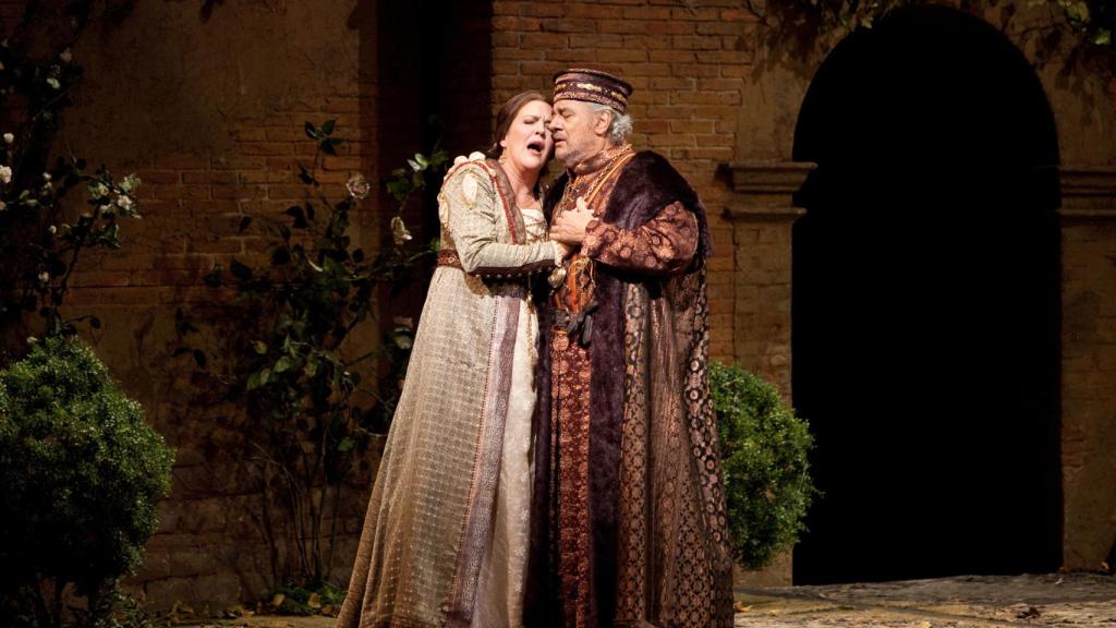 Domingo en 2010 durante una actuación en el Metropolitan de Nueva York.