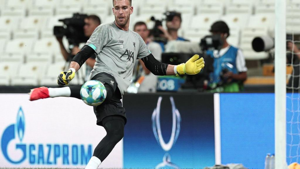 Adrián, portero del Liverpool