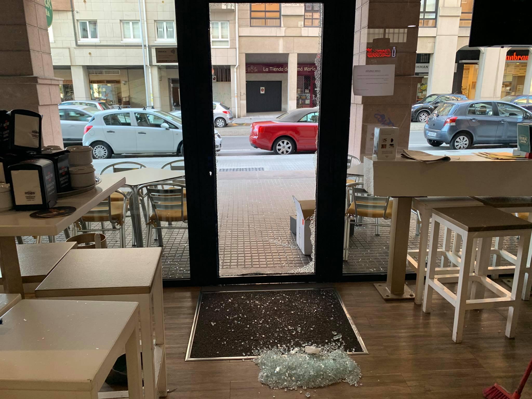 Estado en el que quedó el local