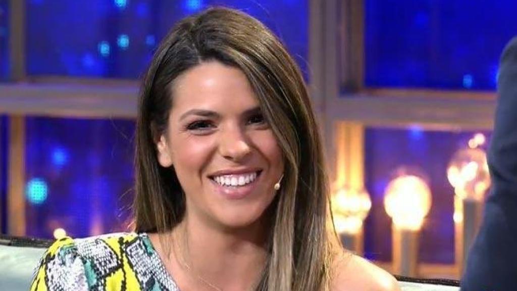 Laura, en una de sus colaboraciones en televisión.