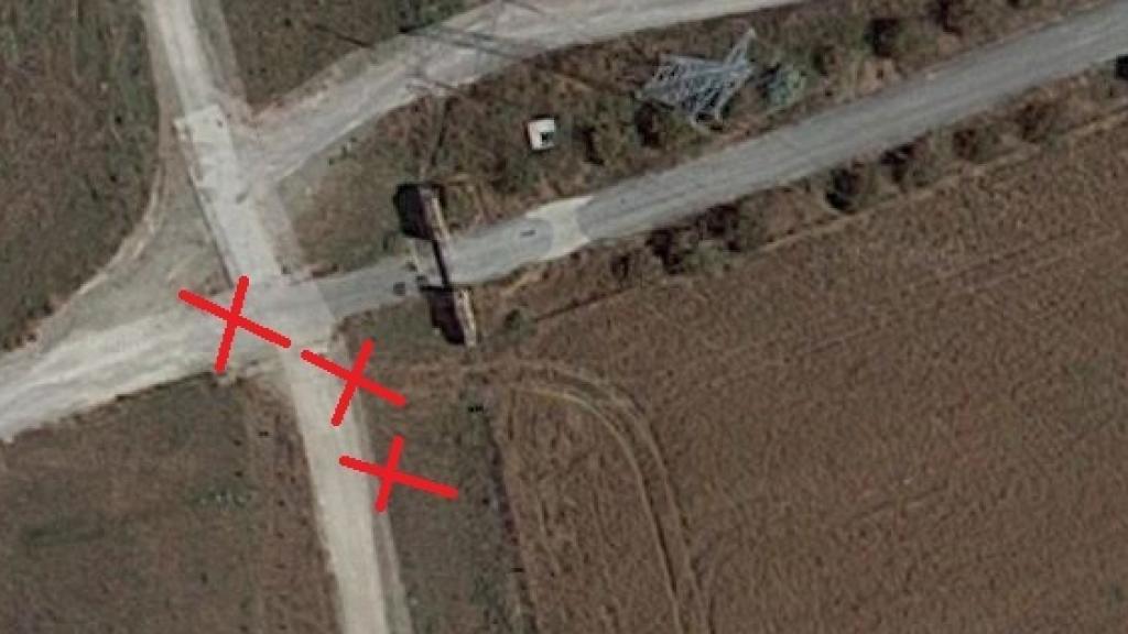 La entrada de la finca Cantora vista desde el aire