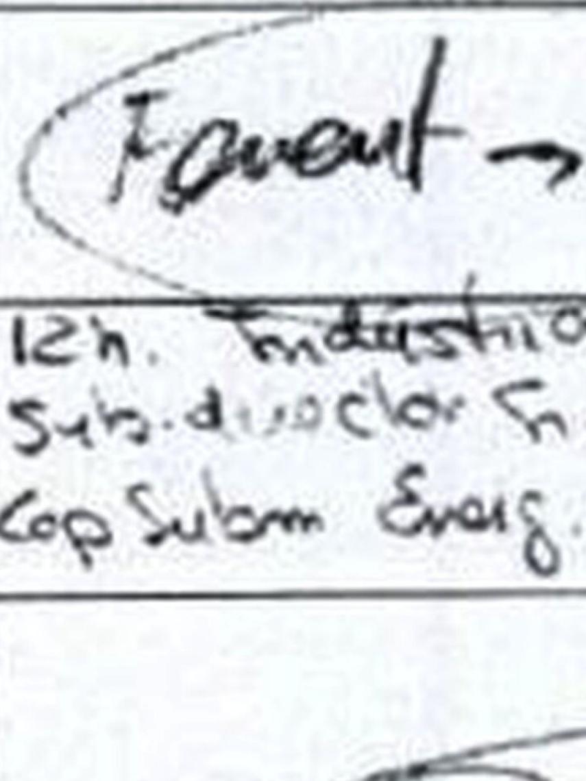 Cita con el subdirector de Energía.