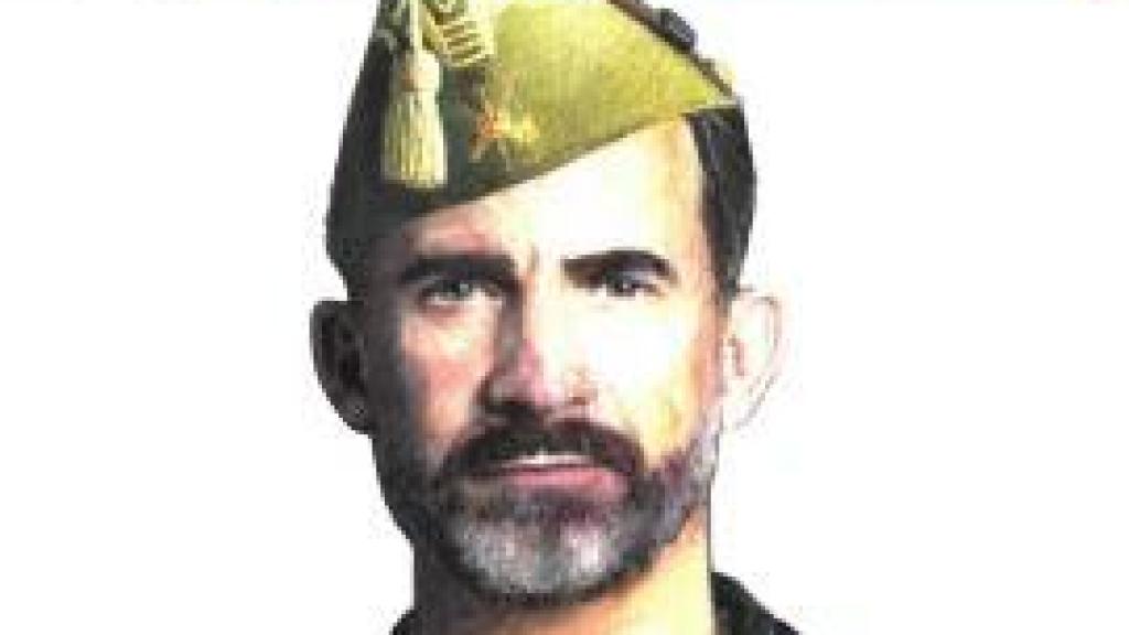 El retrato con el que se ilustra la portada de 'La Legión' representa un fragmento de un cuadro pintado por Francisco Santana.