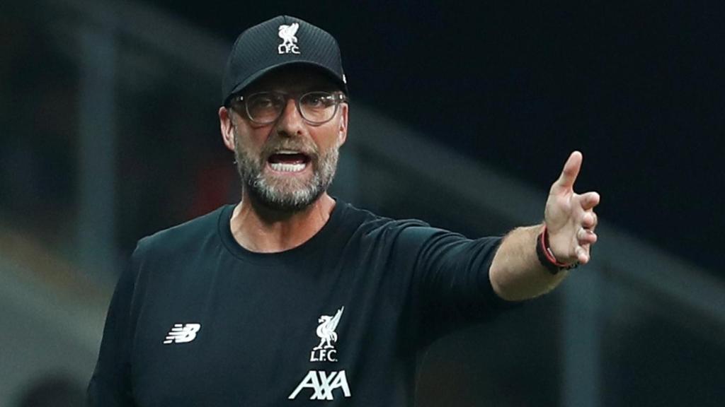 Jürgen Klopp, durante la final de la Supercopa de Europa 2019