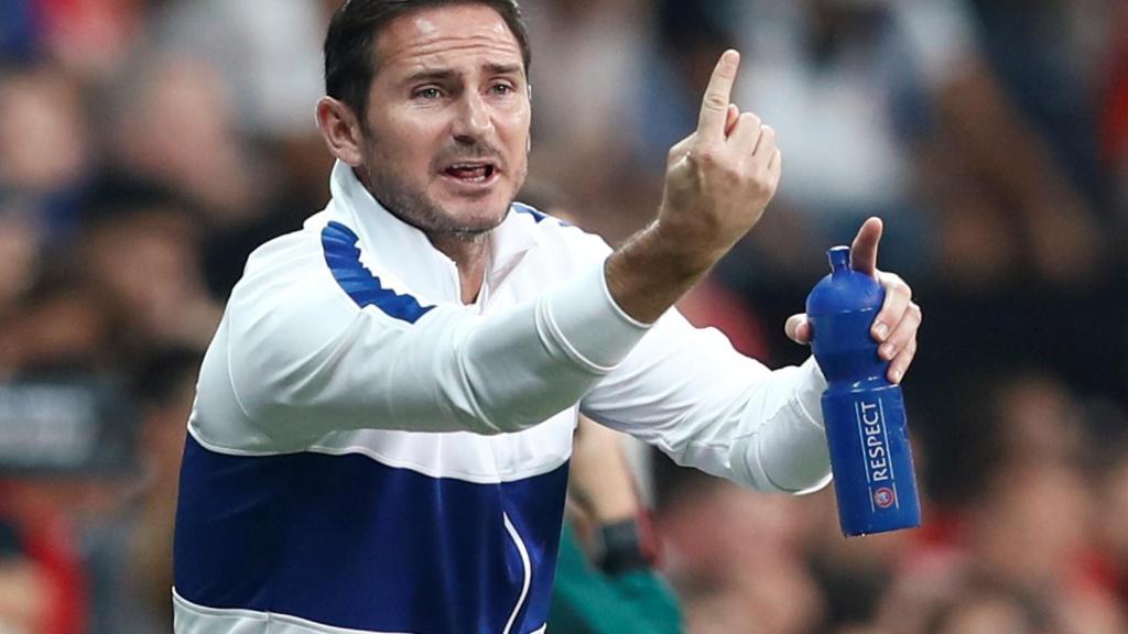 Frank Lampard, en el Liverpool - Chelsea de la final de la Supercopa de Europa 2019
