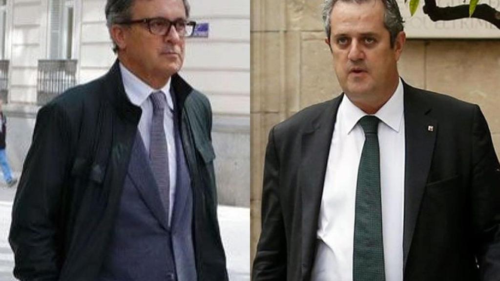 Jordi Pujol Ferrusola y Joaquin Forn.