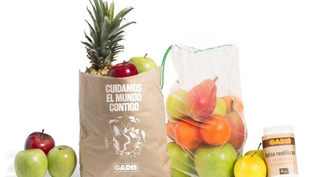 Gadis, pionera en el uso de bolsas de malla y papel reciclado en sus supermercados