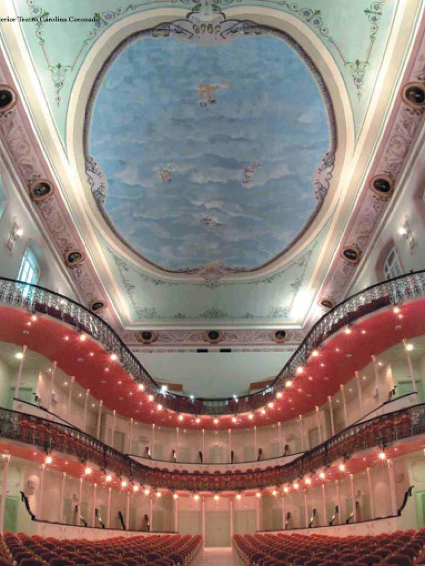 Interior del Teatro Carolina Coronado.
