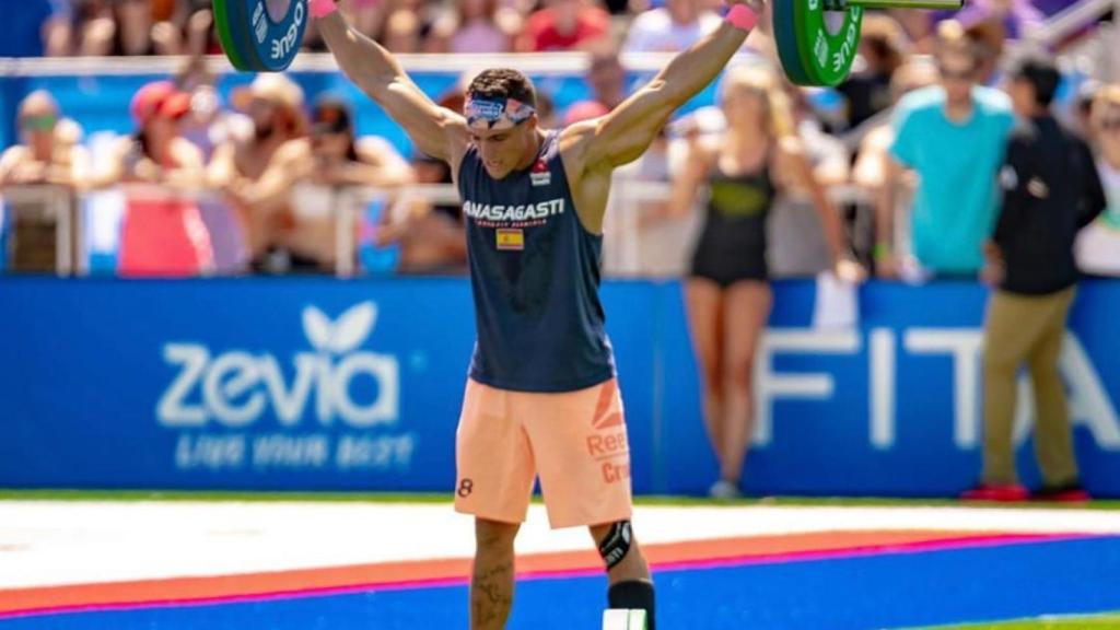 Alexander Anasagasti, durante los CrossFit Games 2019