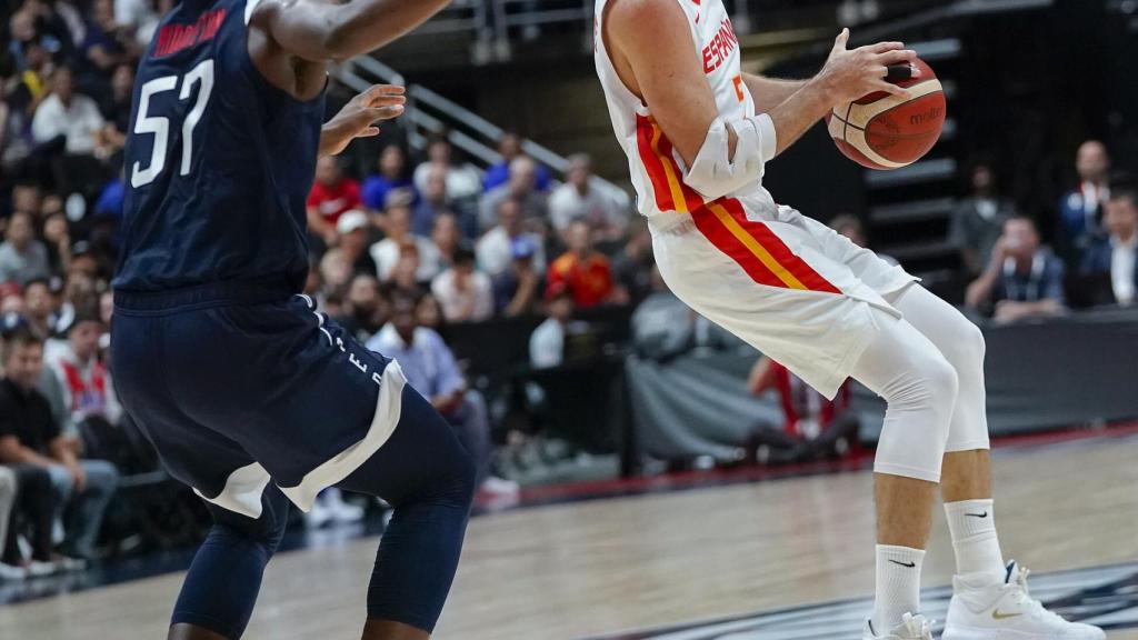 Rudy Fernández, en un momento del choque contra Estados Unidos
