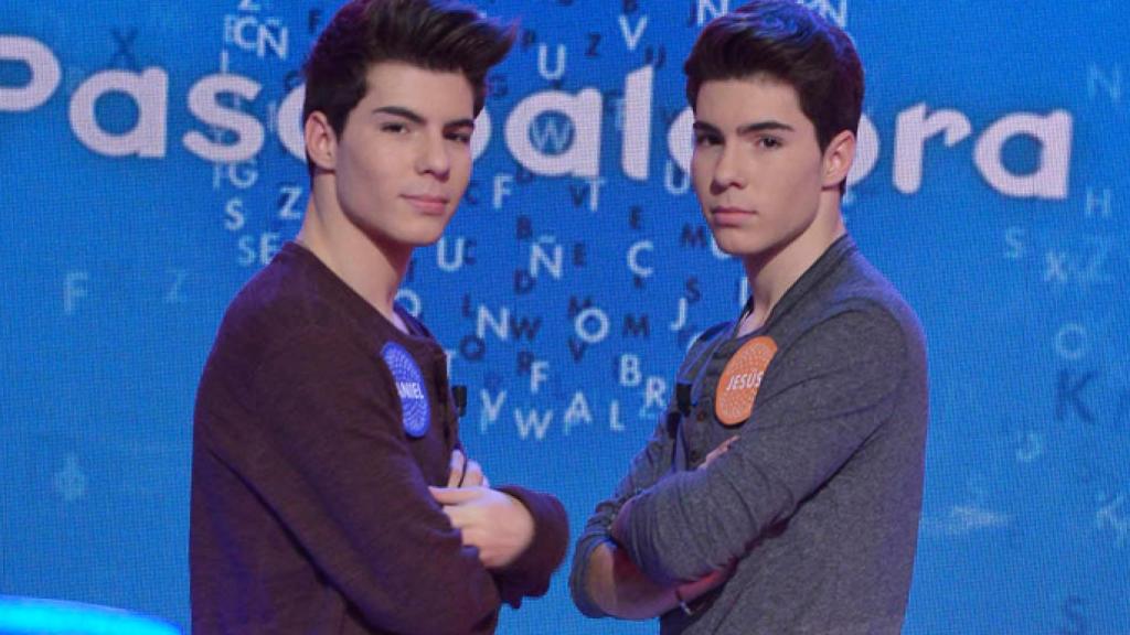 Daniel y Jesús Oviedo, los Gemeliers, en 'Pasapalabra' (Carlos Serrano)