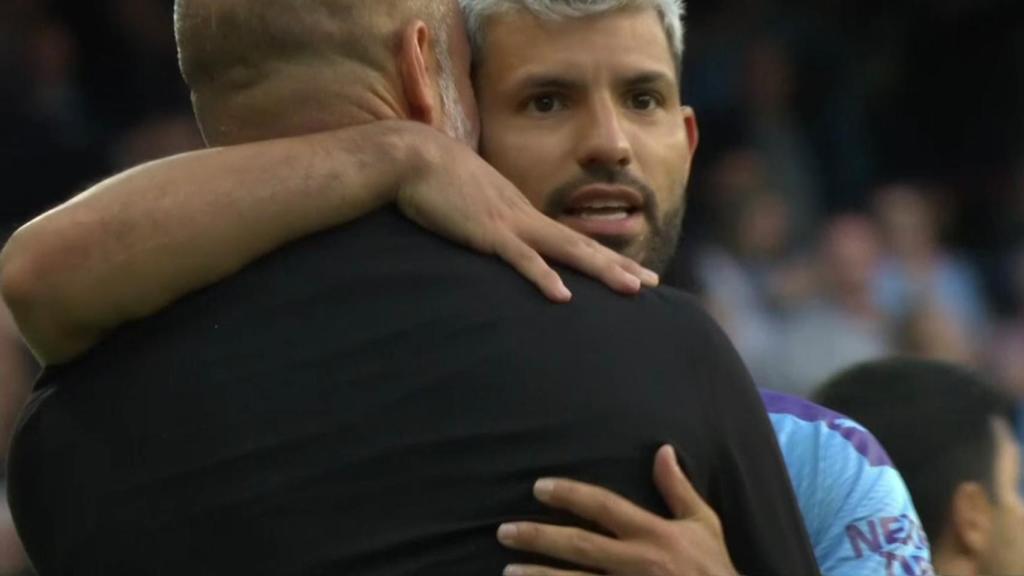 Kun Agüero y Guardiola hacen las paces tras su bronca