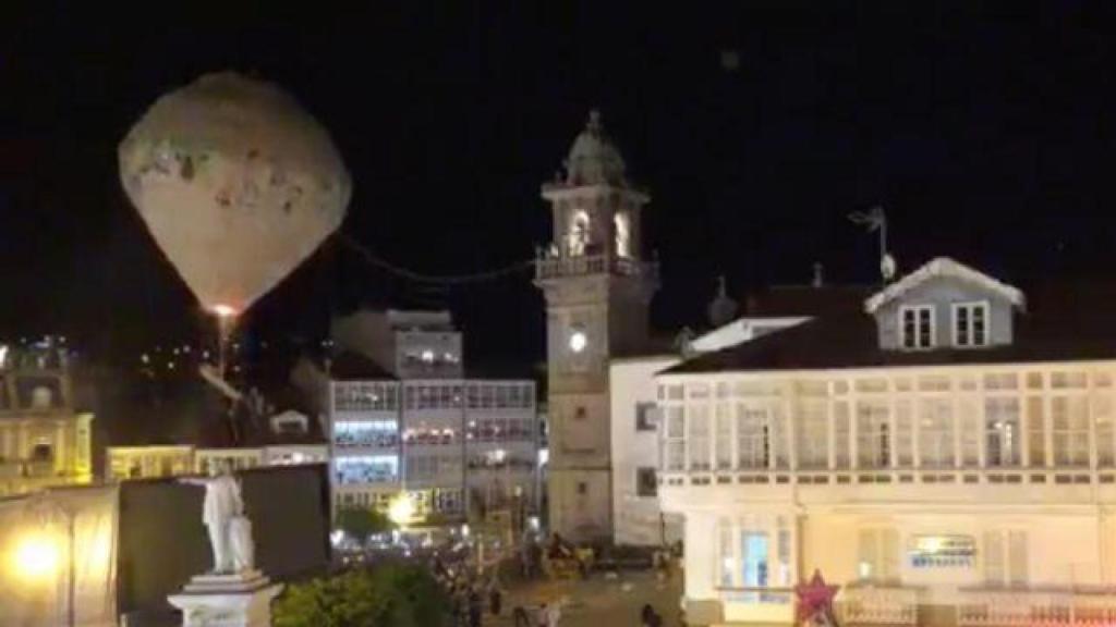 Lanzamiento del globo de este año