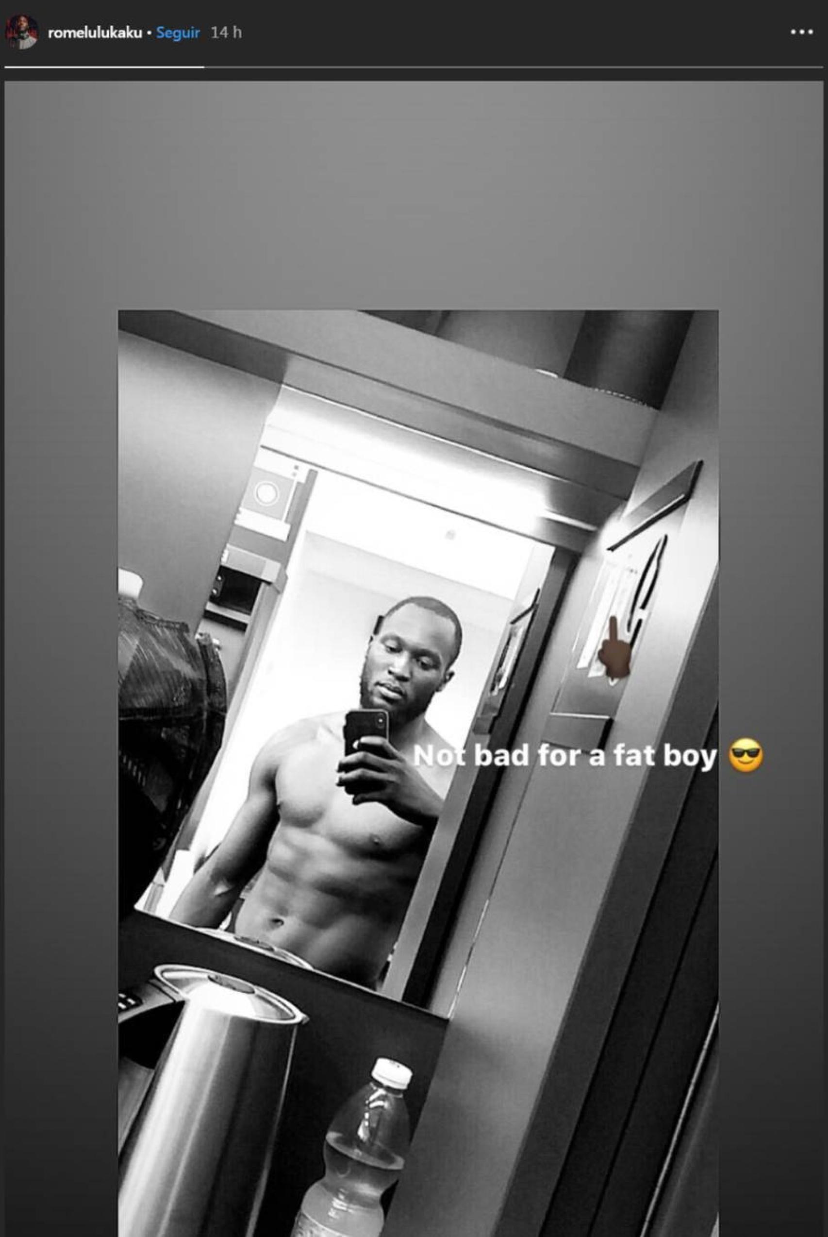 Lukaku manda un mensaje a los que le llaman gordo