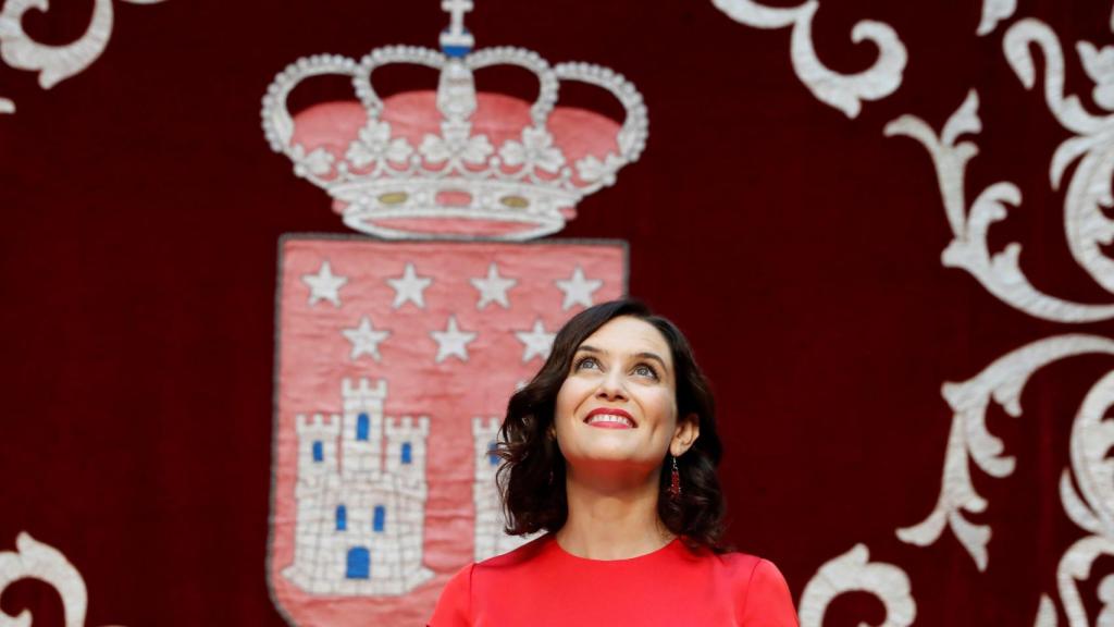 Isabel Díaz Ayuso en su toma de posesión.