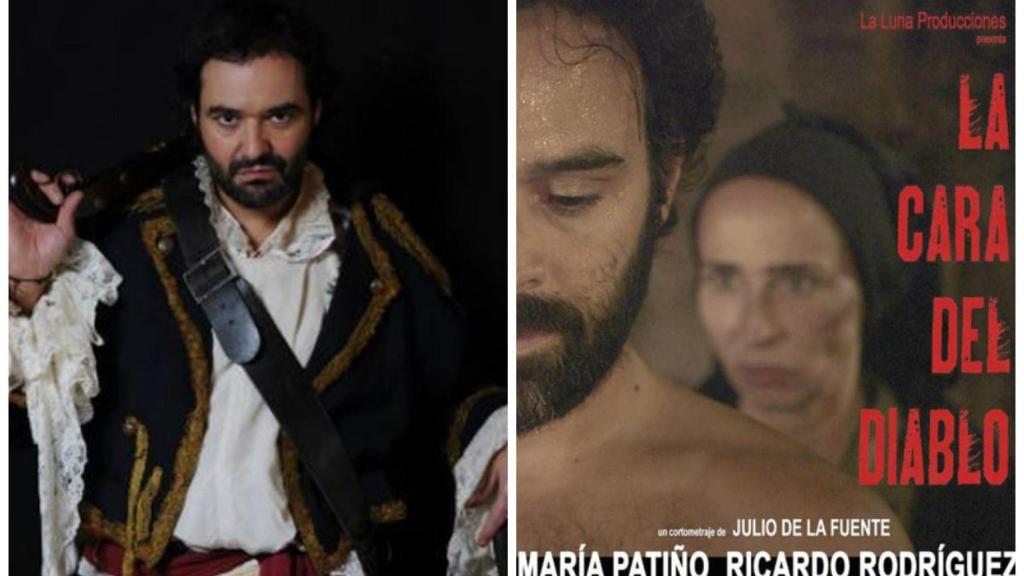 Antonio Pardo, ex de Gema, junto a Ricardo Rodríguez y María Patiño en montaje JALEOS.