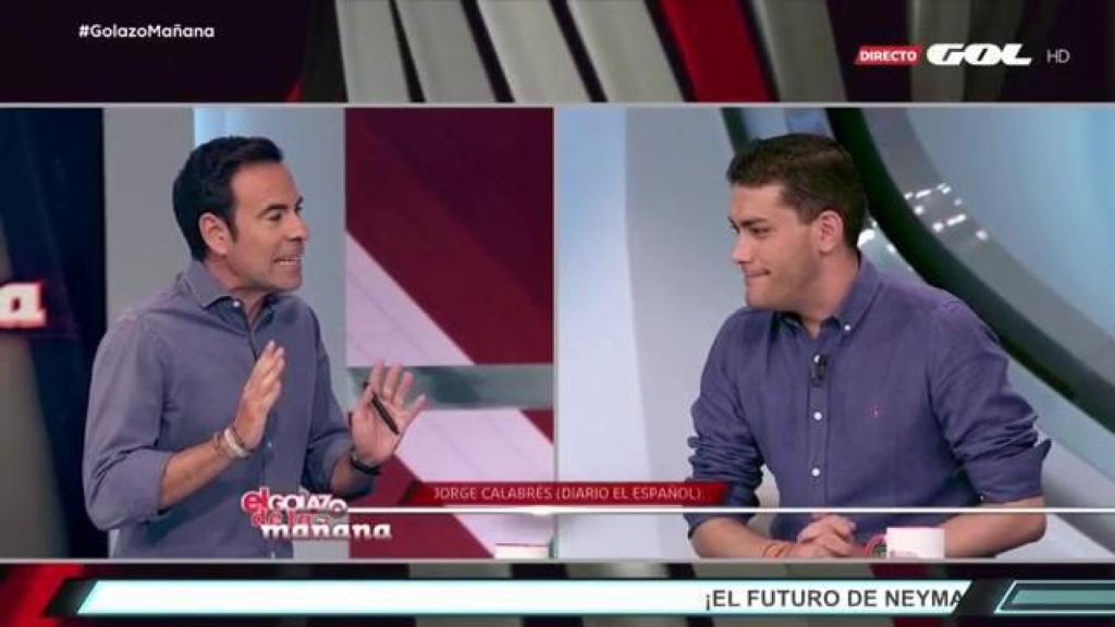 Jorge Calabrés en el Golazo de Gol