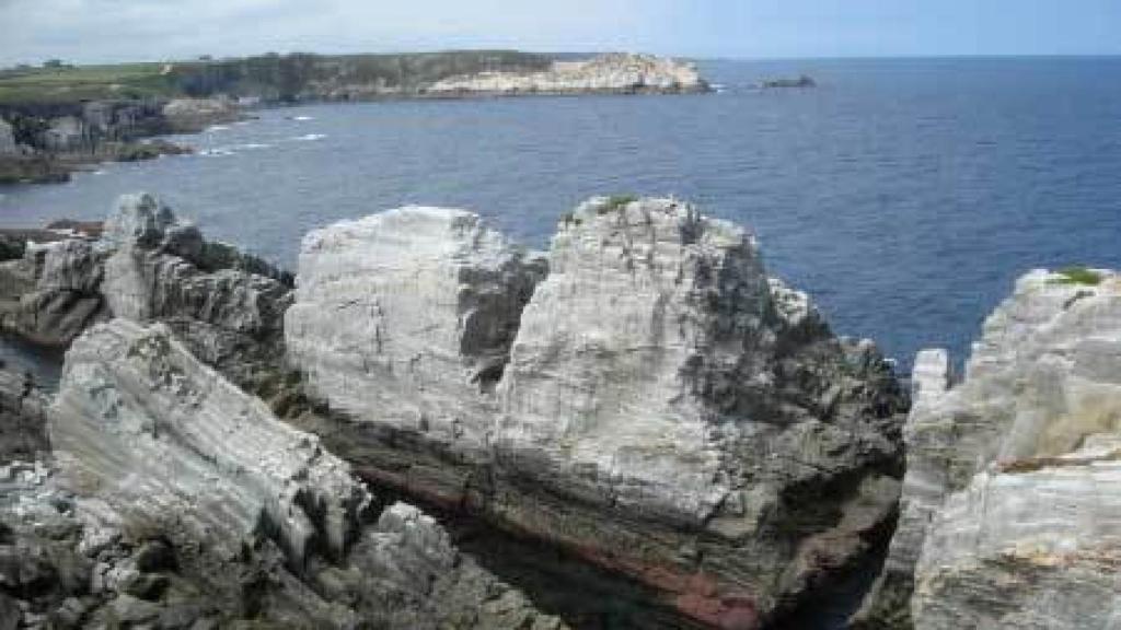 La zona de acantilados desde donde se ha precipitado Dévora.