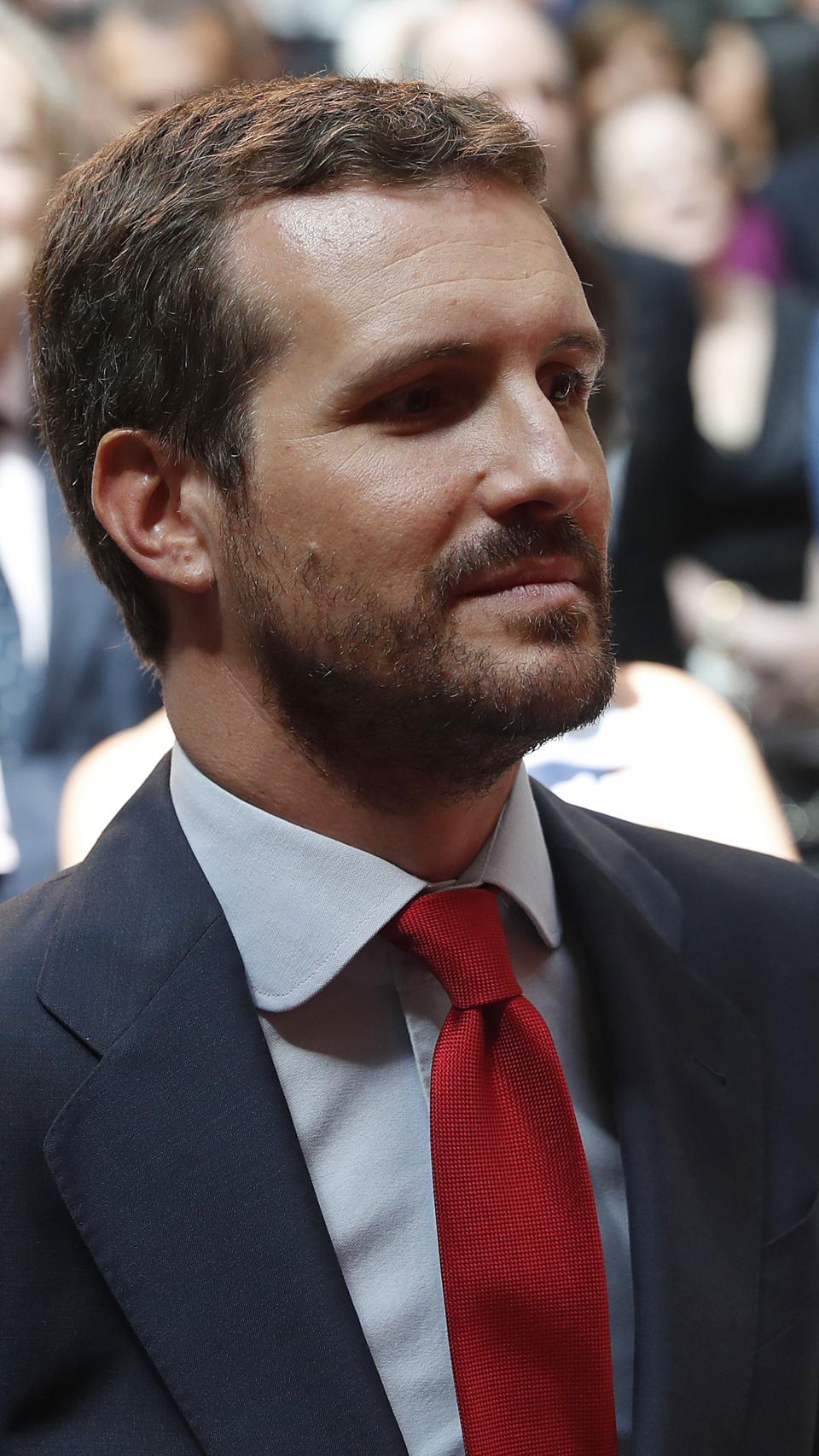 Pablo Casado en su último acto.