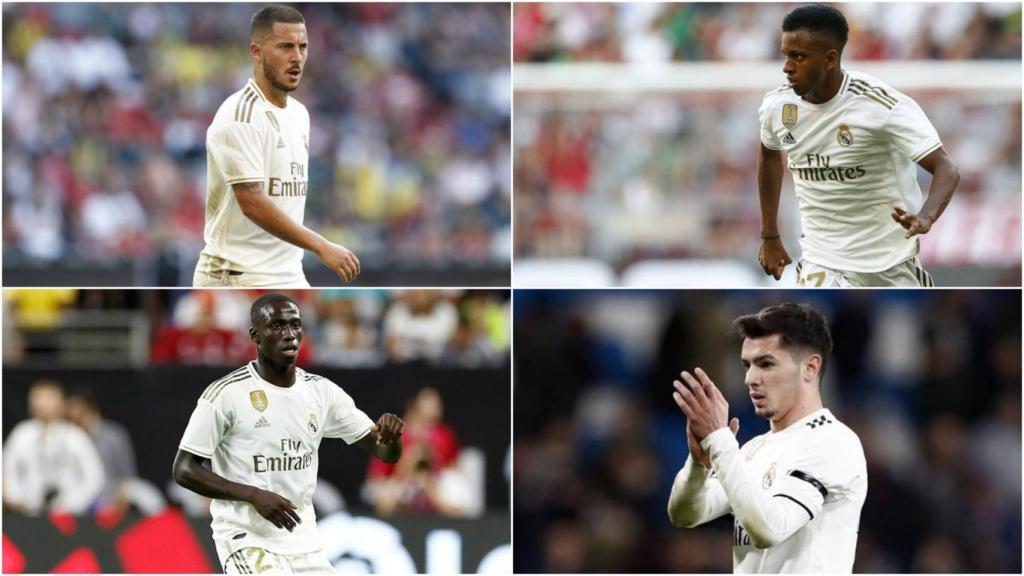 Hazard, Rodrygo, Mendy y Brahim