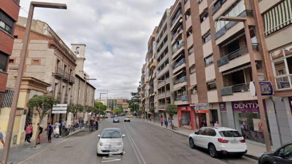 Calle Virgen del Amparo de Guadalajara. Imagen de Google Maps