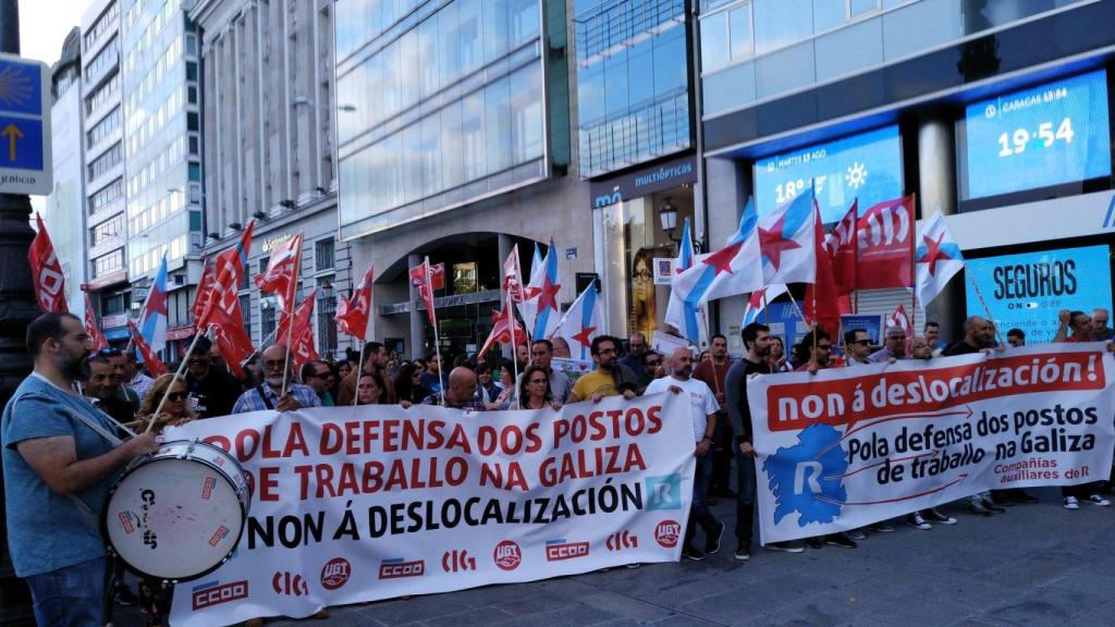 Concentración el martes pasado