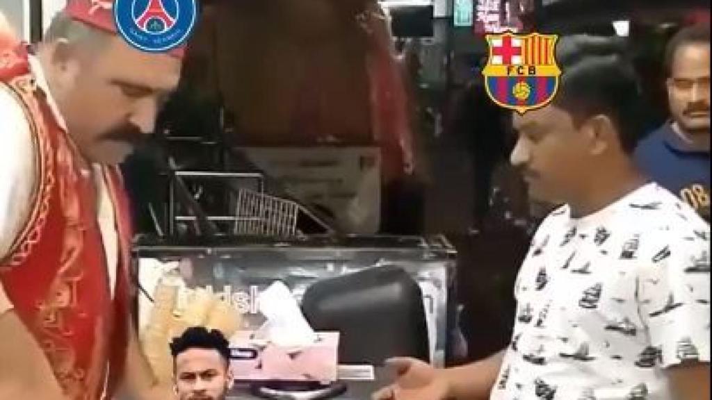 Meme de Neymar.