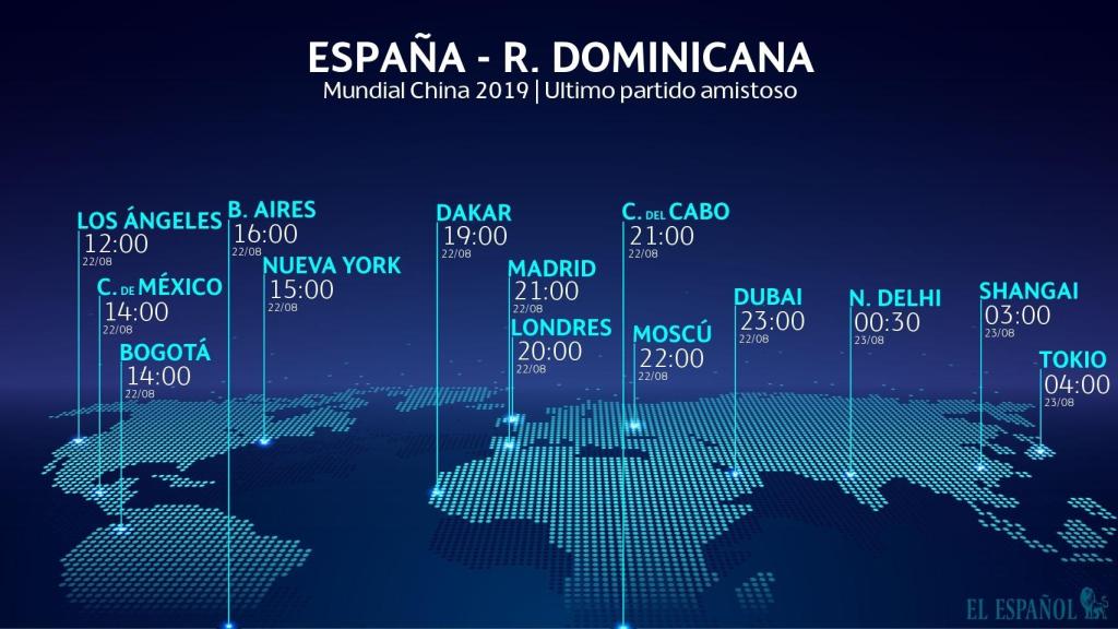 Horario España-República Dominicana