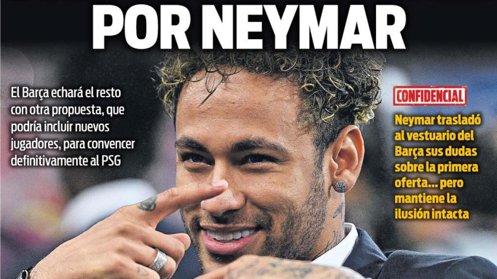 La portada del diario Sport (23/08/2019)