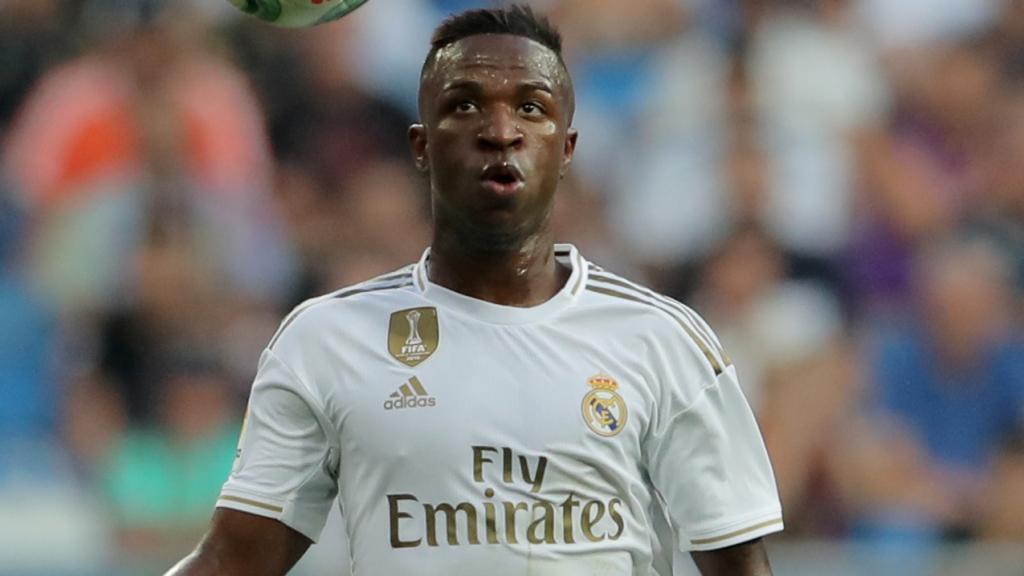 Vinicius Júnior, en el Real Madrid - Valladolid