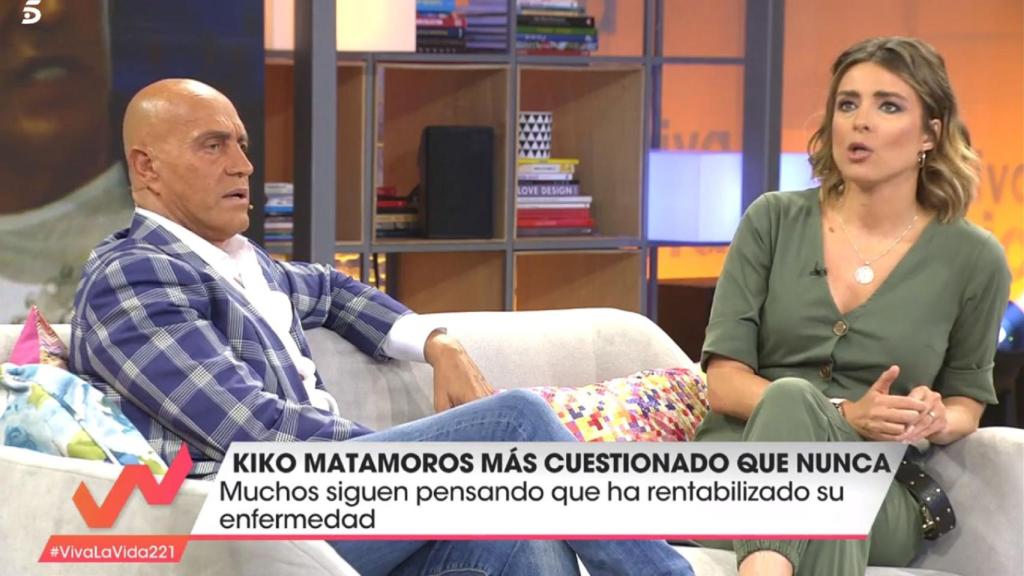 Kiko Matamoros y Sandra Barneda.