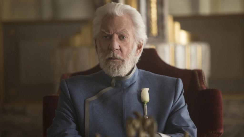 Donald Sutherland en 'Los juegos del hambre'